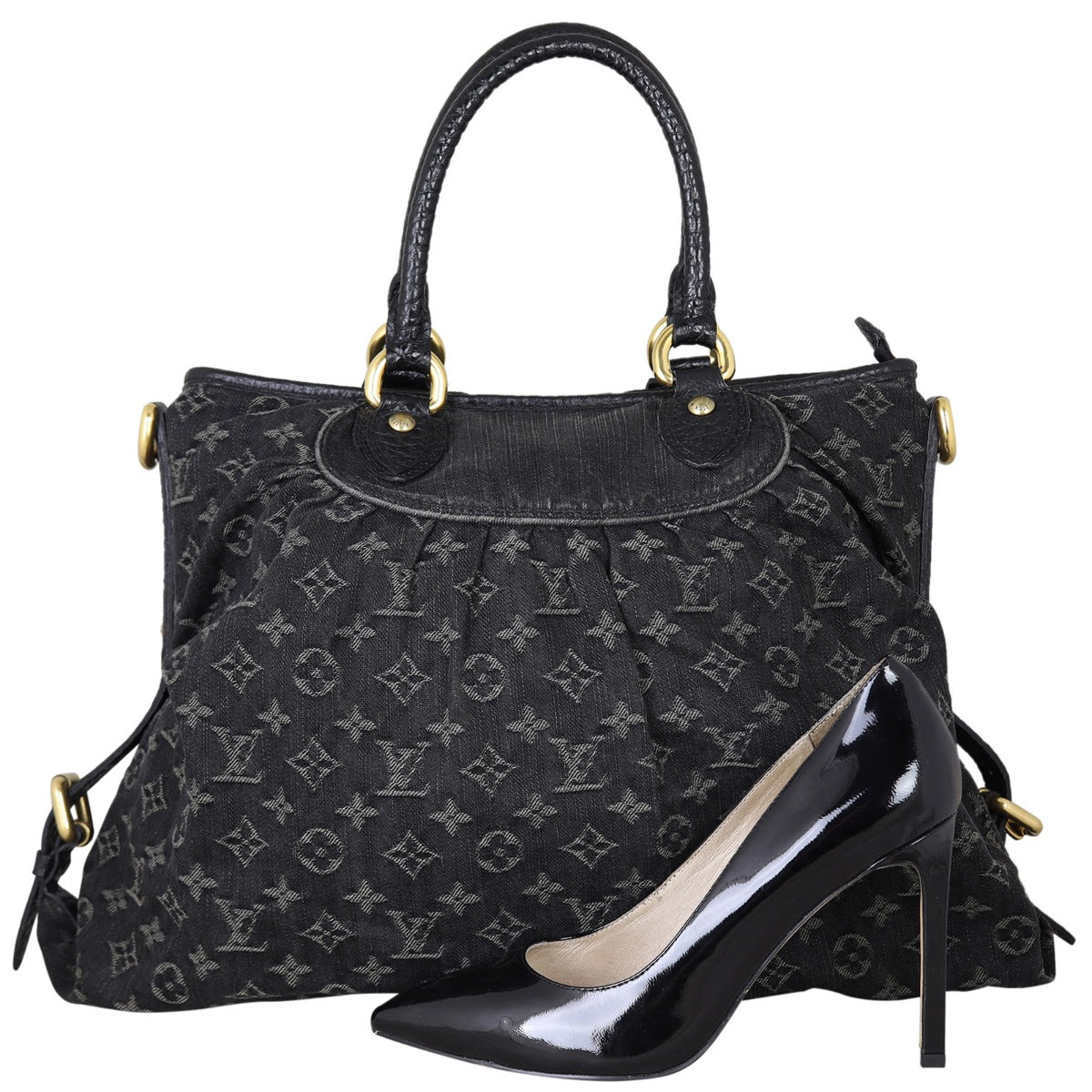 Louis Vuitton Cabby MM Denim Neo Shoe