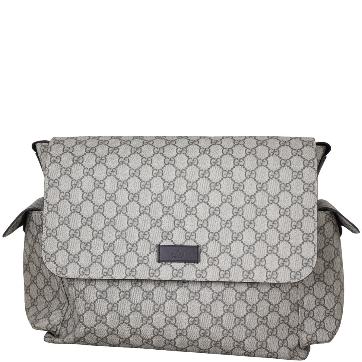 Gucci GG Supreme Diaper Bag Front