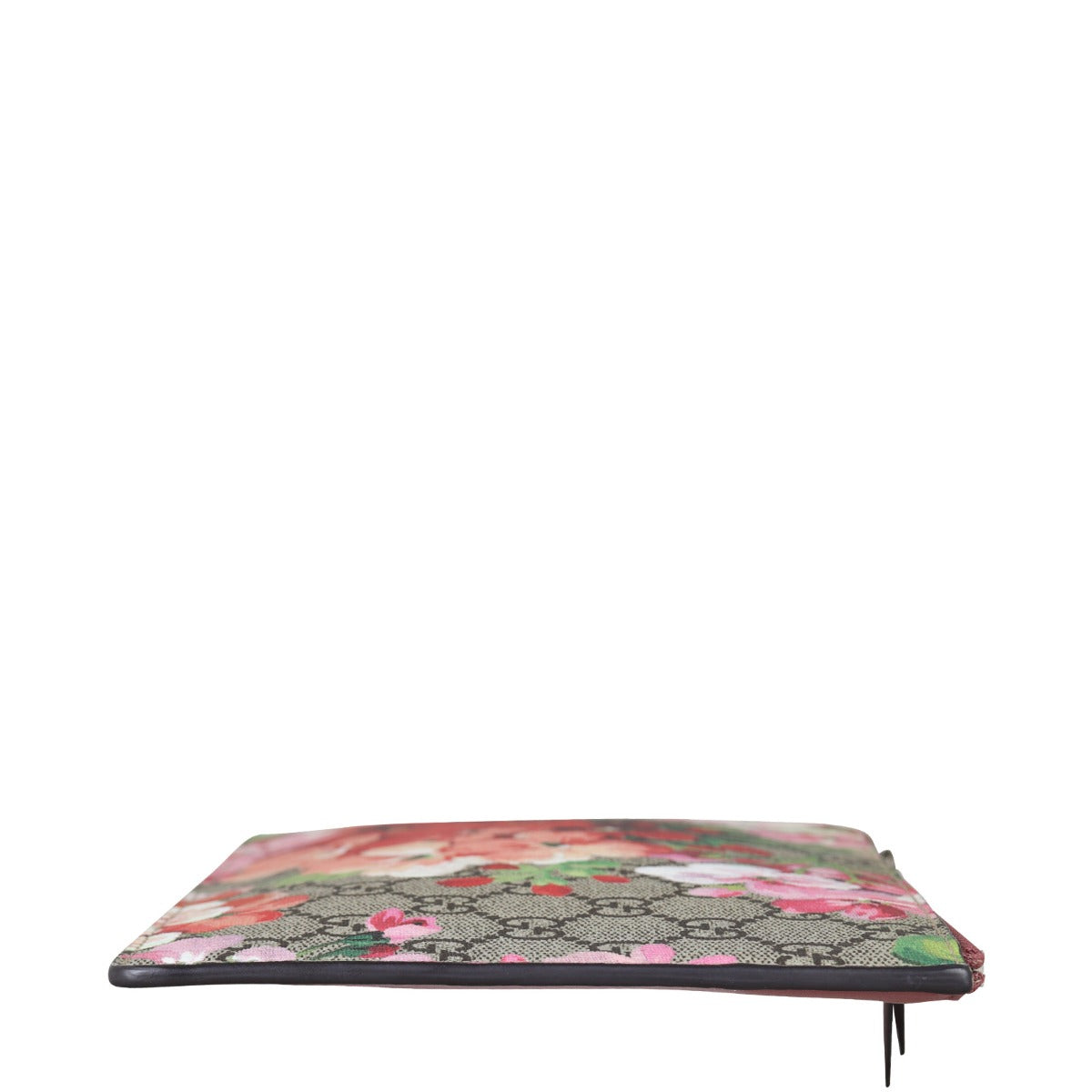 Gucci GG Supreme Blooms Zip Pouch Side