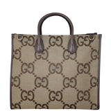 Gucci Jumbo GG Canvas Web Tote Back