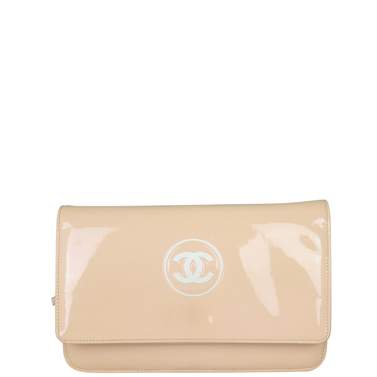 Chanel Wallet on Chain Patent Front