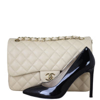 Chanel Classic Double Flap Jumbo Shoe