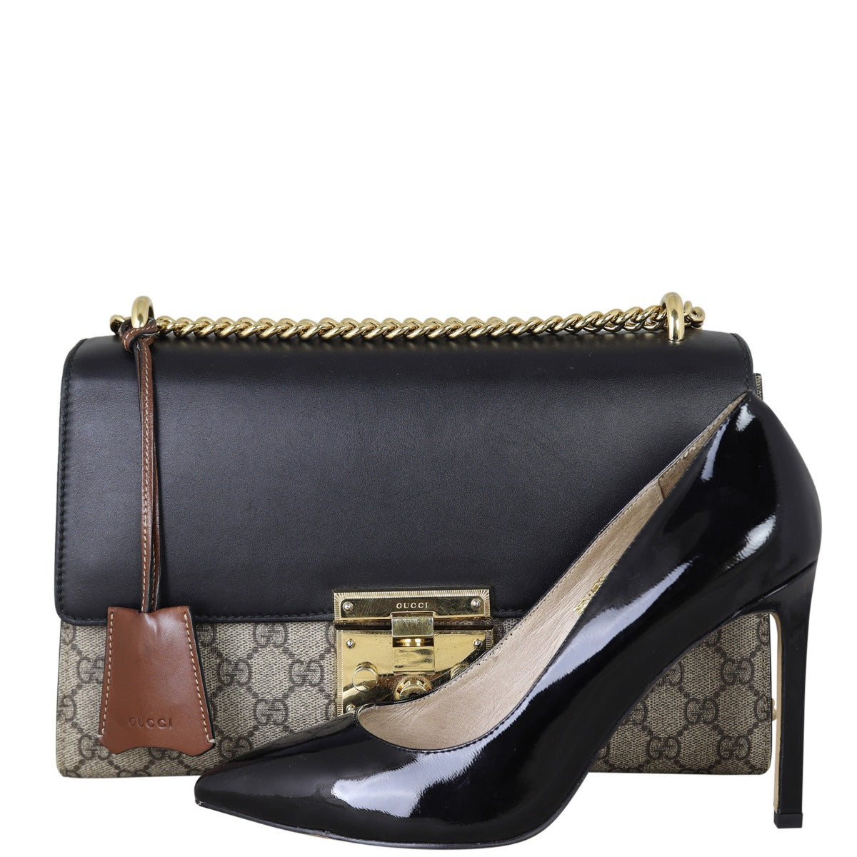 Gucci GG Supreme Padlock Medium Bag Shoe