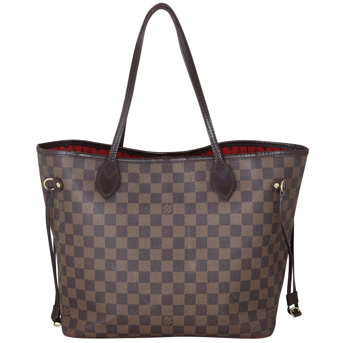 Louis Vuitton Neverfull MM Damier Ebene Back