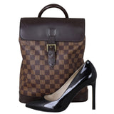 Louis Vuitton Soho Backpack Damier Ebene Shoe
