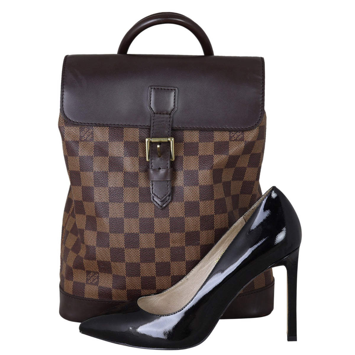 Louis Vuitton Soho Backpack Damier Ebene