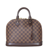 Louis Vuitton Alma PM Damier Ebene Front