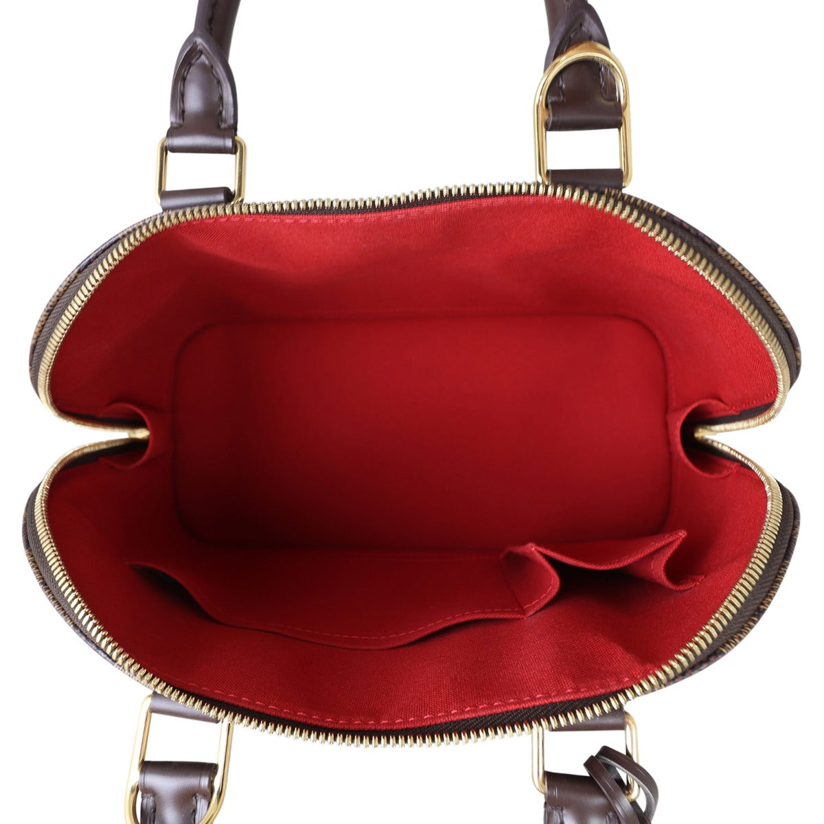 Louis Vuitton Alma PM Damier Ebene Whole Interior