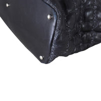 Chanel CC Tweed on Stitch Tote Corner Close Up