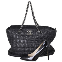 Chanel CC Tweed on Stitch Tote Shoe