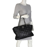 Chanel CC Tweed on Stitch Tote Mannequin