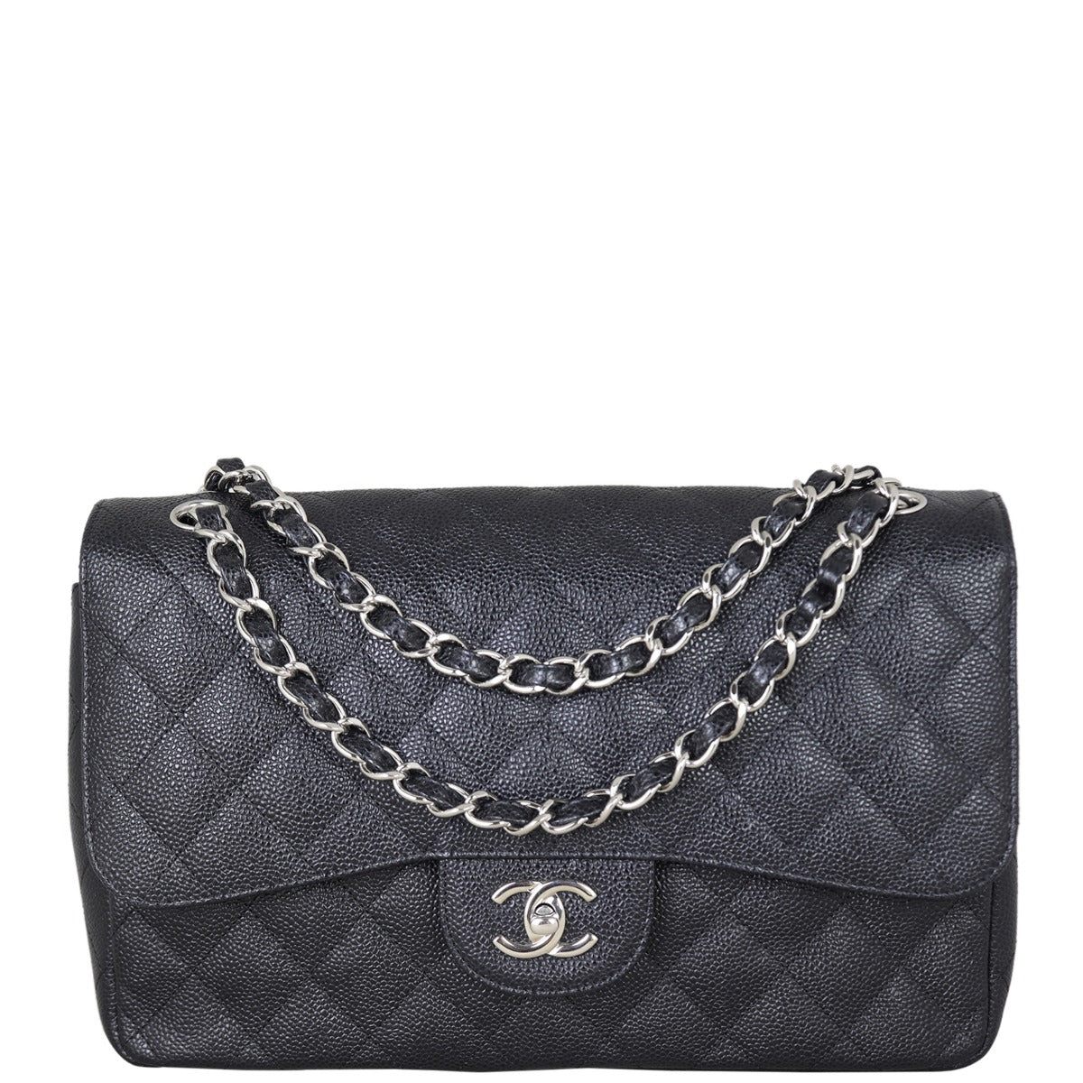 Chanel Classic Double Flap Jumbo Front with Strap