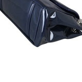 Chanel Mademoiselle Lock Patent Leather Clutch bag Close Corner