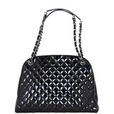 Chanel Mademoiselle Bowler Bag Patent Large Back