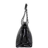Chanel Mademoiselle Bowler Bag Patent Large Side