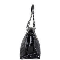 Chanel Mademoiselle Bowler Bag Patent Large Side