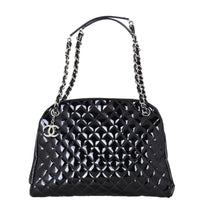 Chanel Mademoiselle Bowler Bag Patent Large Front