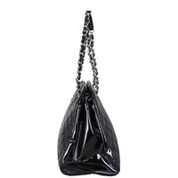 Chanel Mademoiselle Bowler Bag Patent Large Side