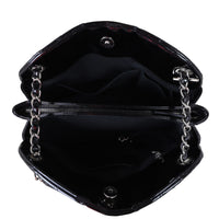 Chanel Mademoiselle Bowler Bag Patent Large Whole Interior