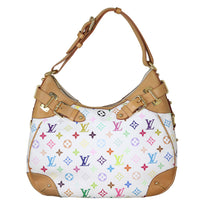 Louis Vuitton Greta Monogram White Multicolore Front