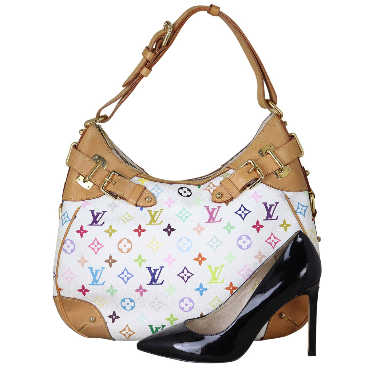 Louis Vuitton Greta Monogram White Multicolore Shoe