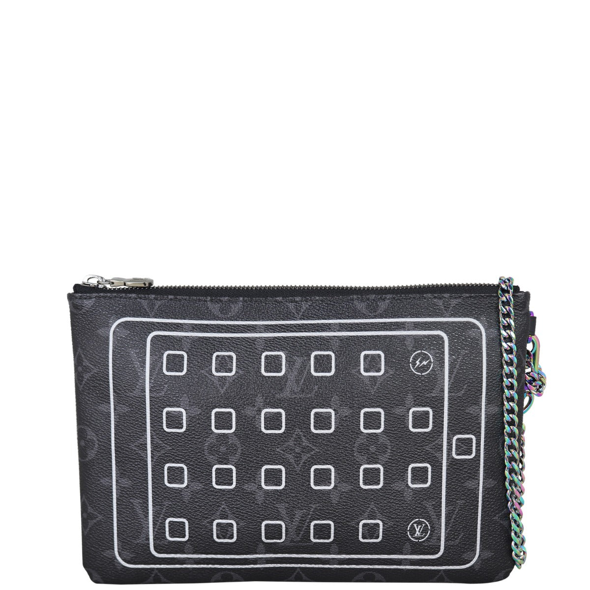 Louis Vuitton x Fragment Ipad Pouch Monogram Eclipse Front