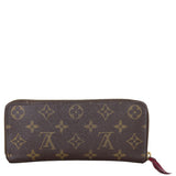 Louis Vuitton Clemence Wallet Monogram Back
