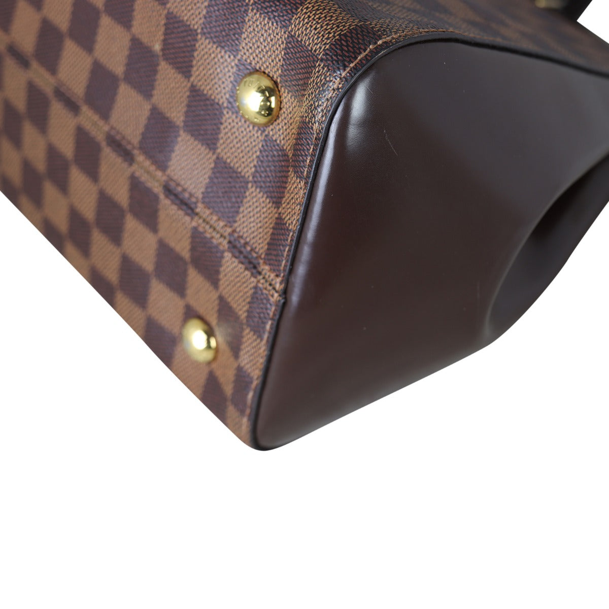 Louis Vuitton Rivoli MM Damier Ebene Corner Close Up