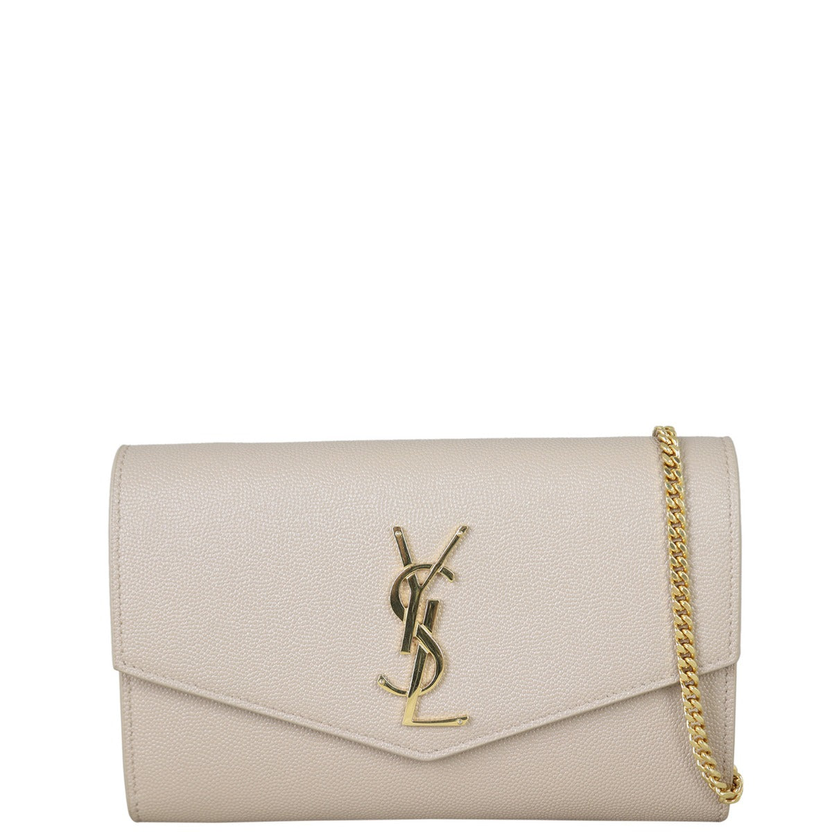 Saint Laurent Uptown Chain Wallet Front With Chain