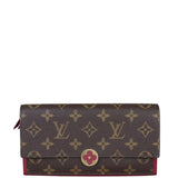 Louis Vuitton Flore Long Wallet Monogram Front