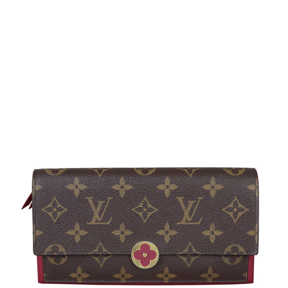 Louis Vuitton Flore Long Wallet Monogram Front