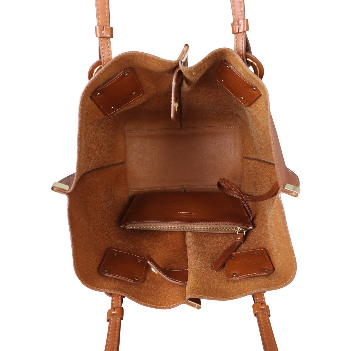 Chloe Vick Logo Tote Whole Interior