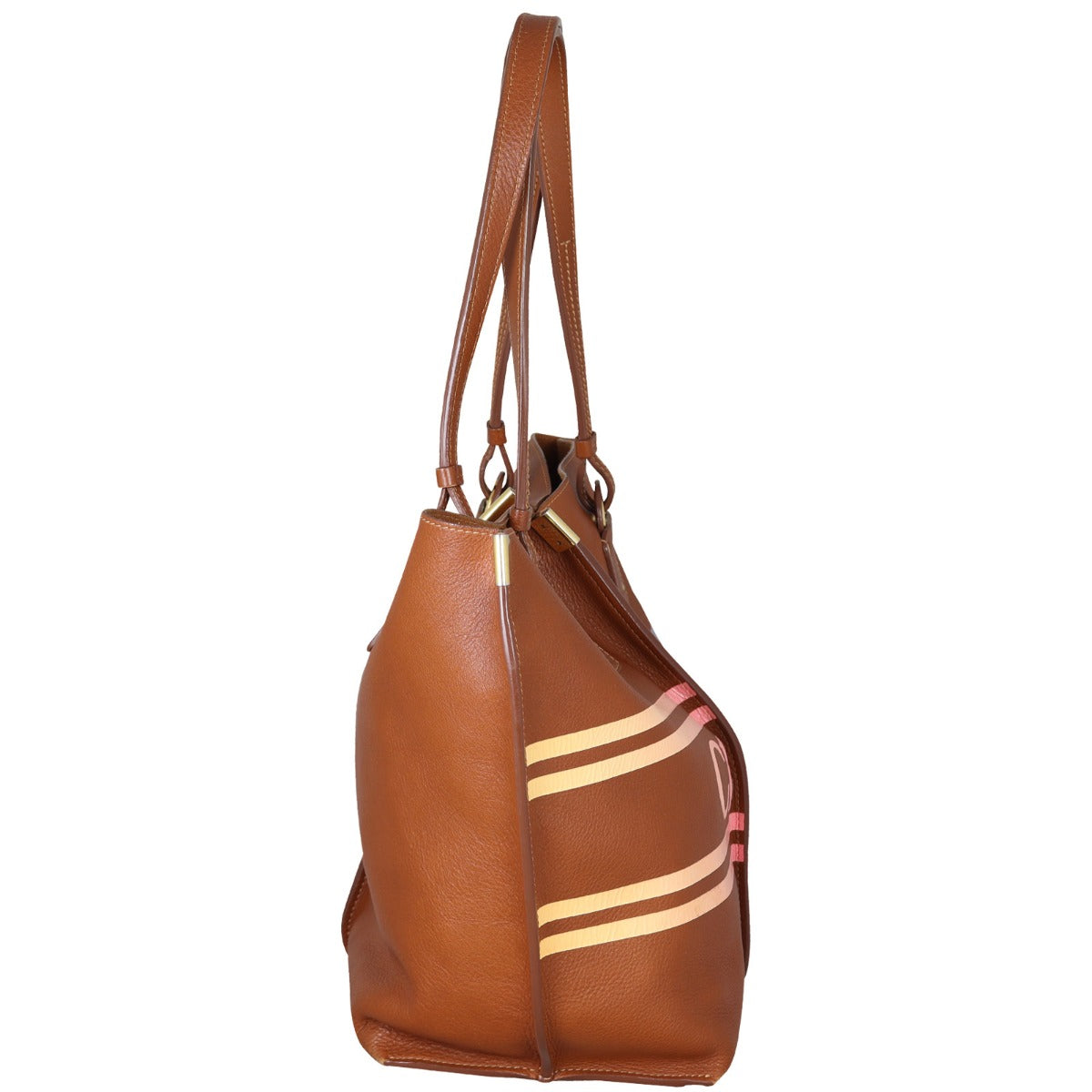 Chloe Vick Logo Tote Side