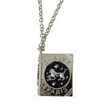 Chanel Book Locket Pendant Necklace 