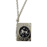 Chanel Book Locket Pendant Necklace 