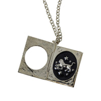 Chanel Book Locket Pendant Necklace 