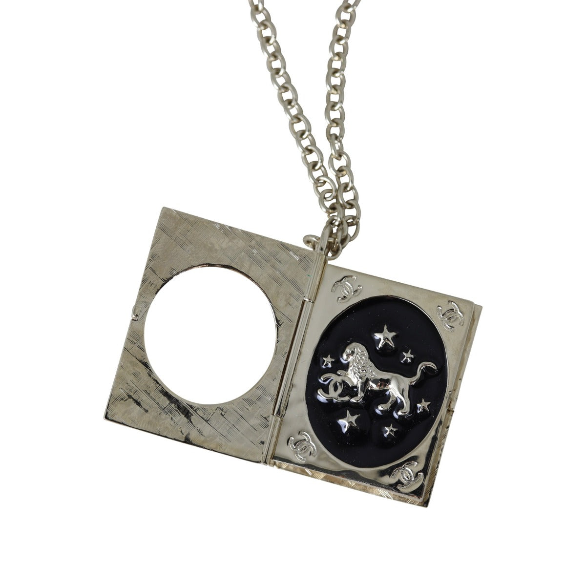 Chanel Book Locket Pendant Necklace 