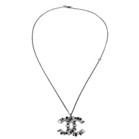 Chanel CC Crystal Pendant Necklace