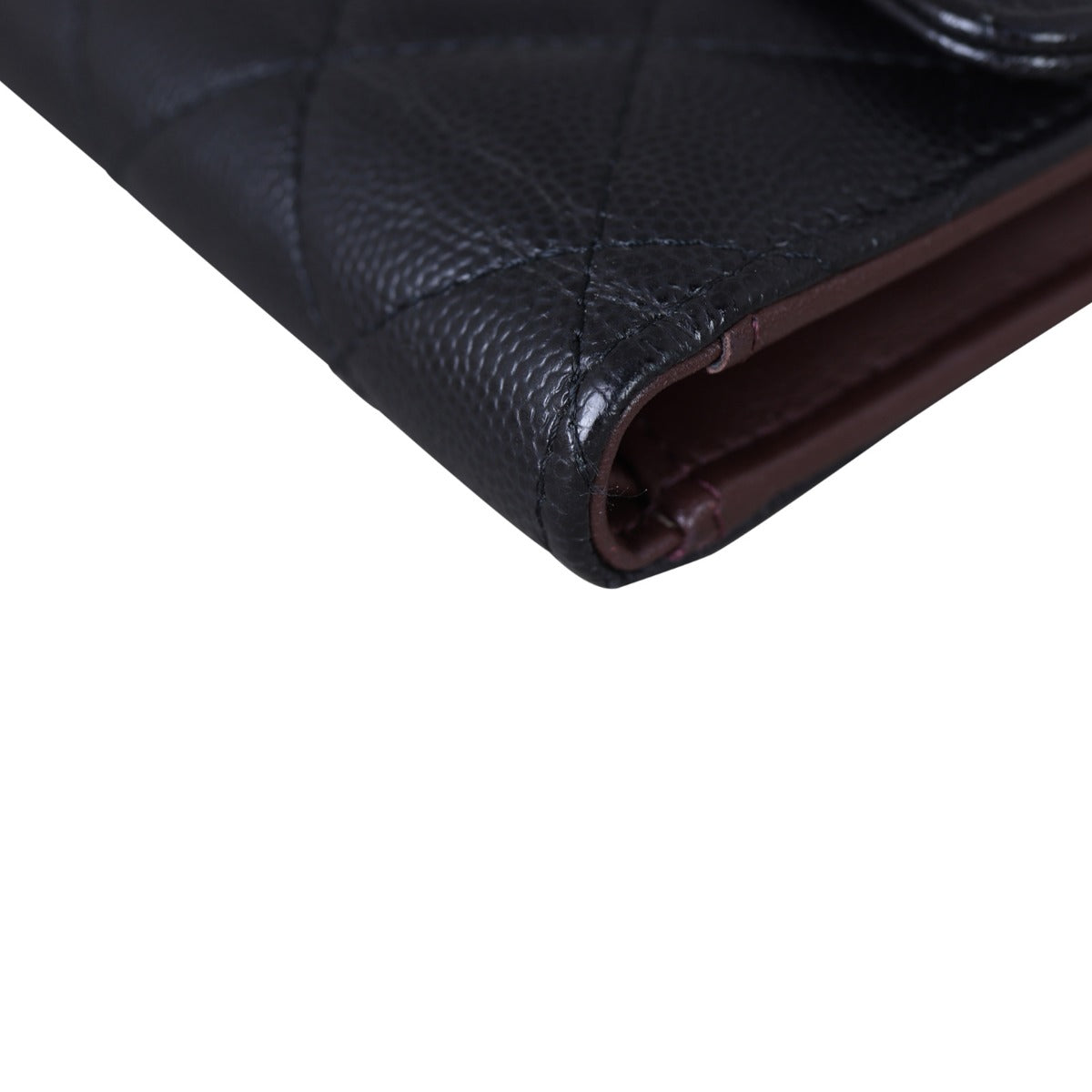 Chanel Classic Flap Wallet Corner Close Up