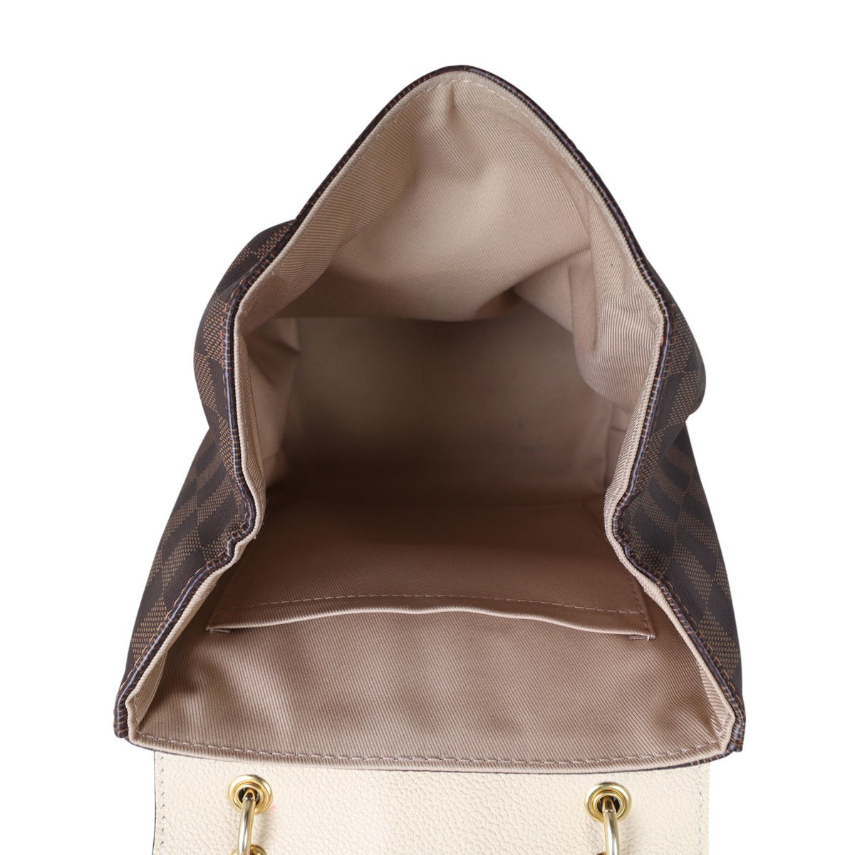 Louis Vuitton Clapton Backpack Damier Ebene Whole Interior