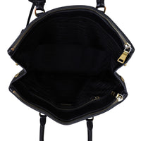 Prada Saffiano Lux Galleria Double Zip Tote Medium Whole Interior