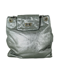 Chanel Perforated Drill Tote Front