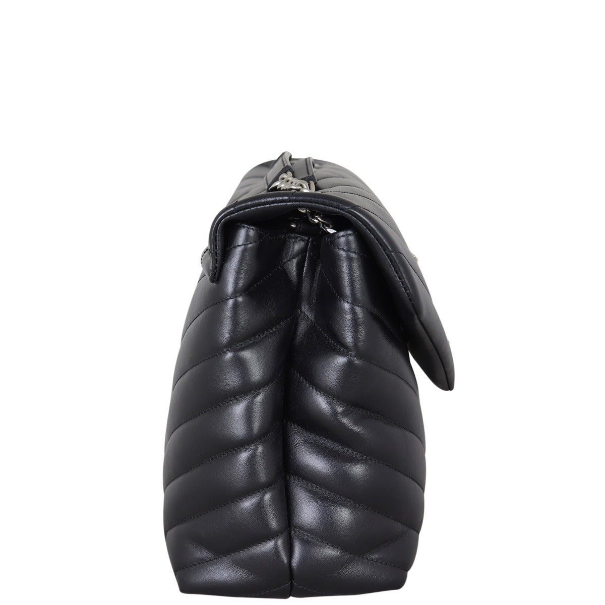 Saint Laurent Loulou Medium (silver hardware) Side