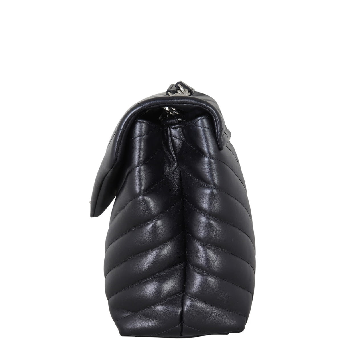 Saint Laurent Loulou Medium (silver hardware) Side