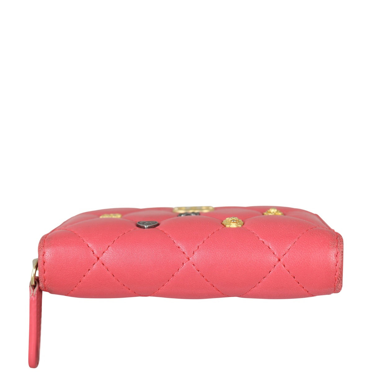 Chanel Lucky Charms Zip Coin Purse Base