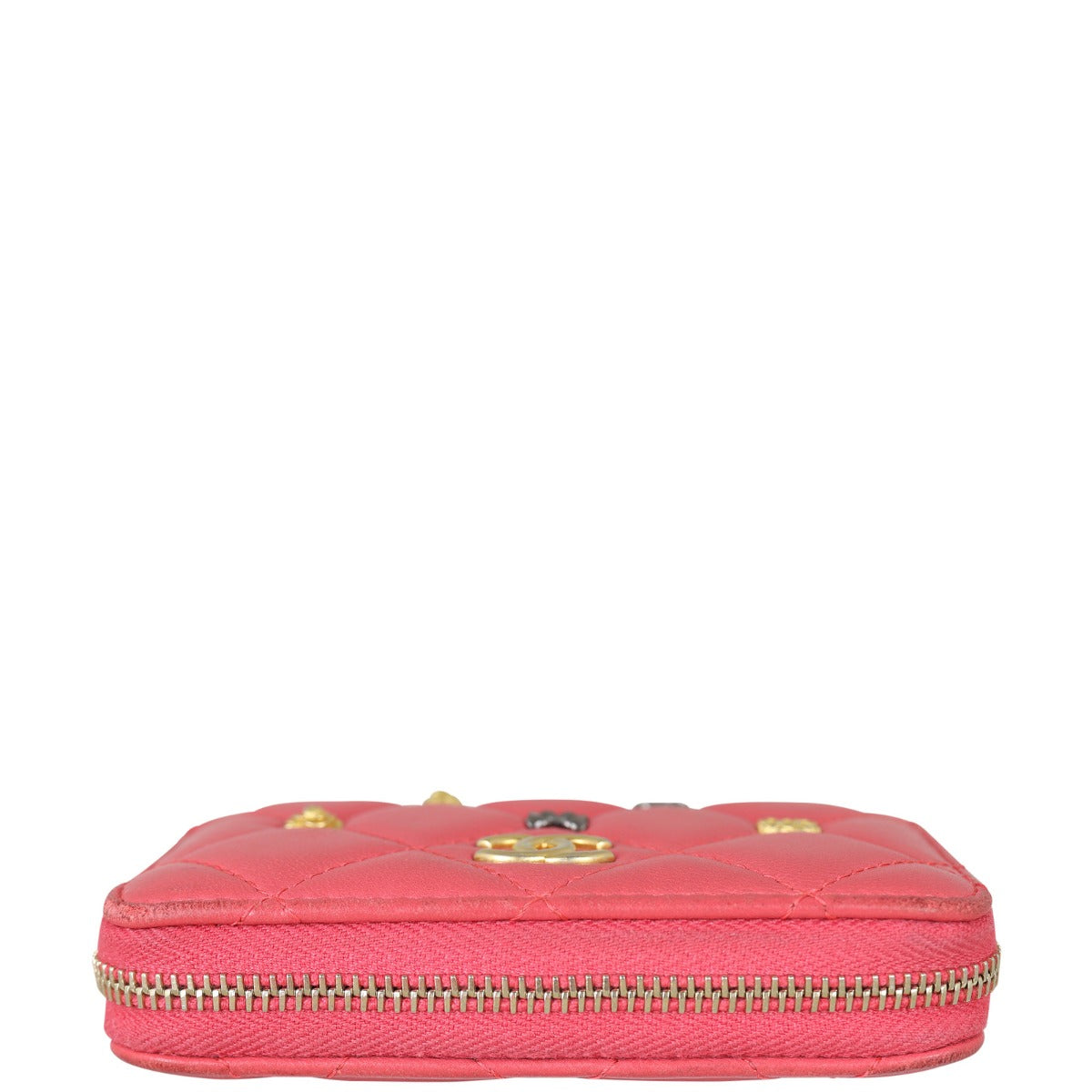 Chanel Lucky Charms Zip Coin Purse Base