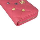 Chanel Lucky Charms Zip Coin Purse Corner Close Up