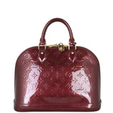 Louis Vuitton Alma PM Monogram Vernis Back