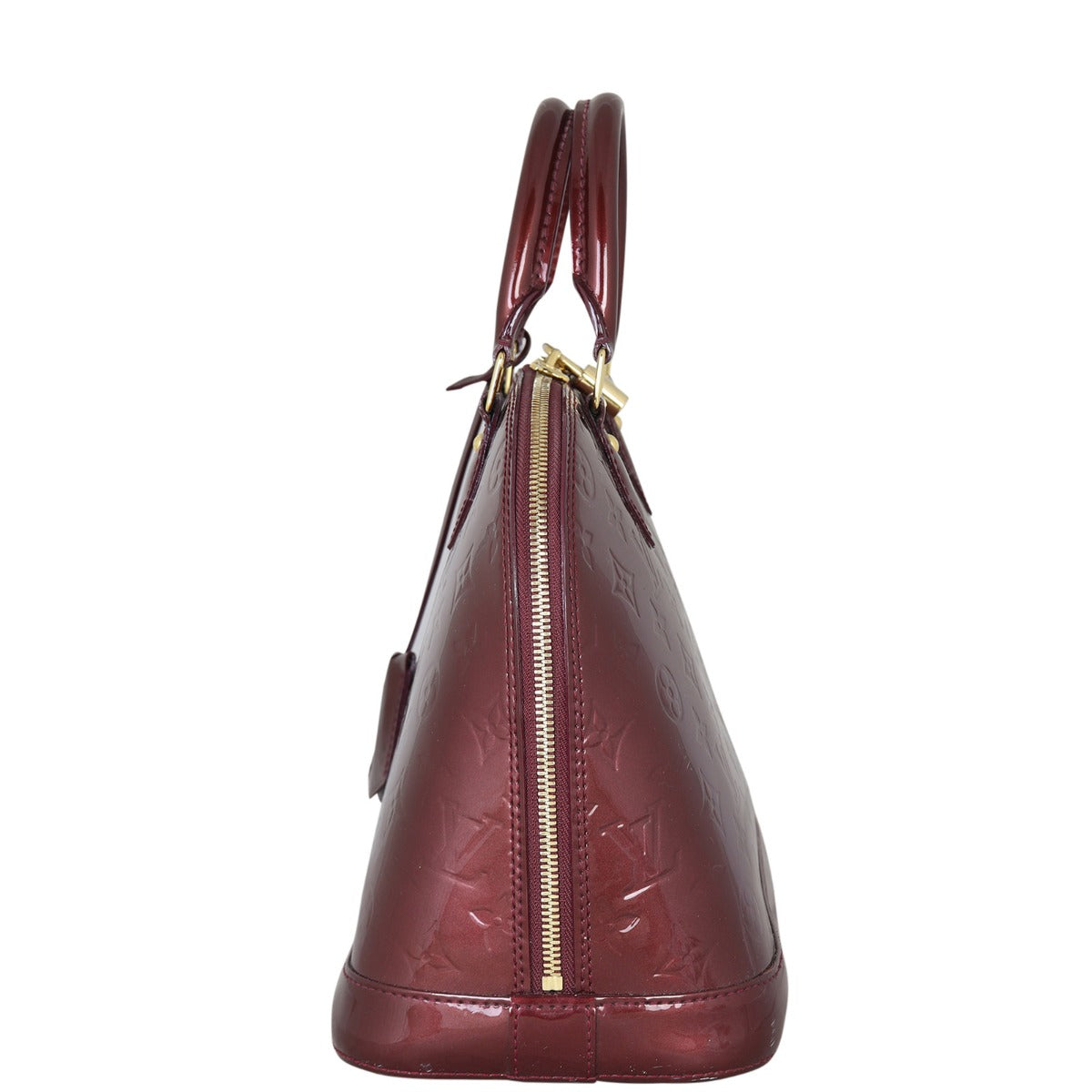 Louis Vuitton Alma PM Monogram Vernis Side