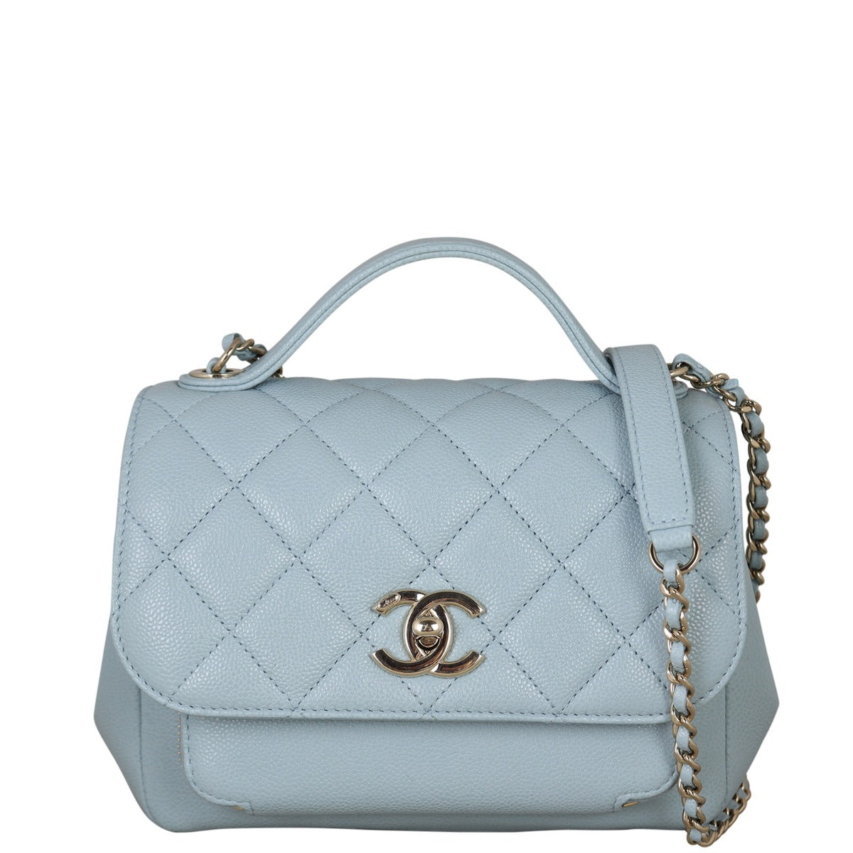 Chanel Business Affinity Small Flap Bag Front With Chain